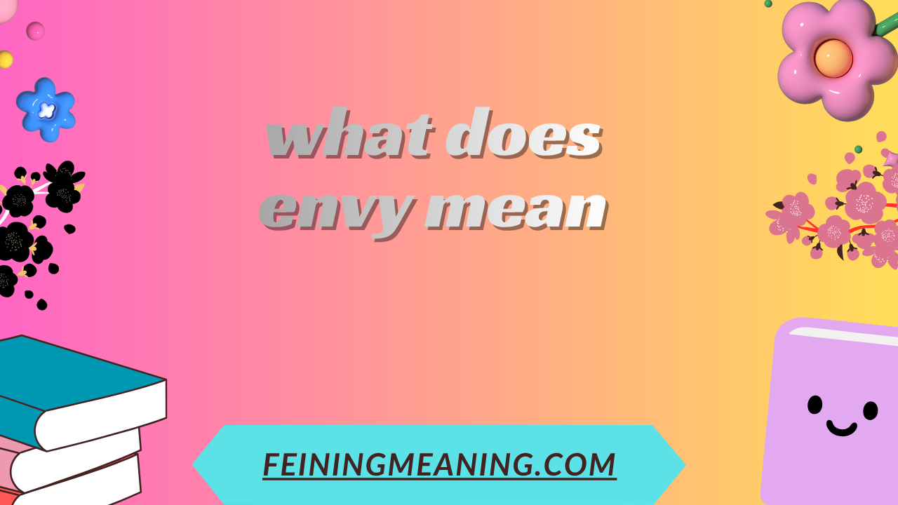 what does envy mean