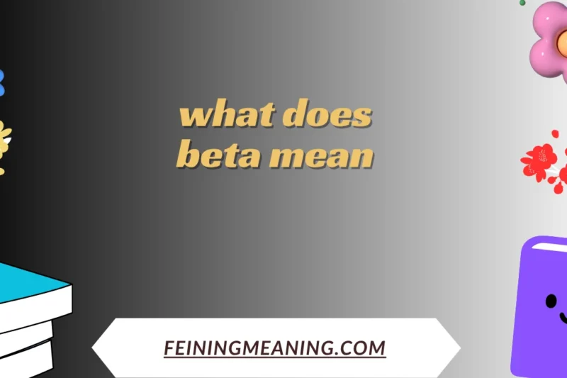 What Does Beta Mean? Full Meaning, Usage & Examples 2025