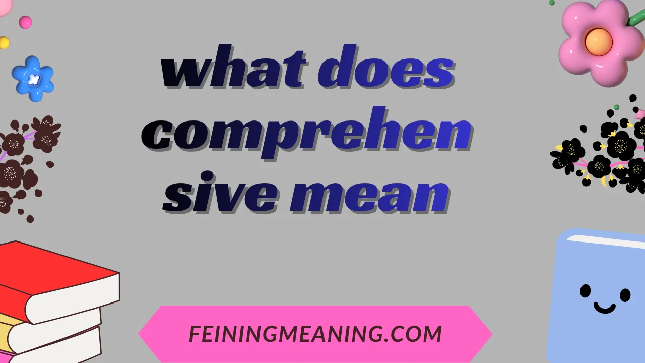 what does comprehensive mean