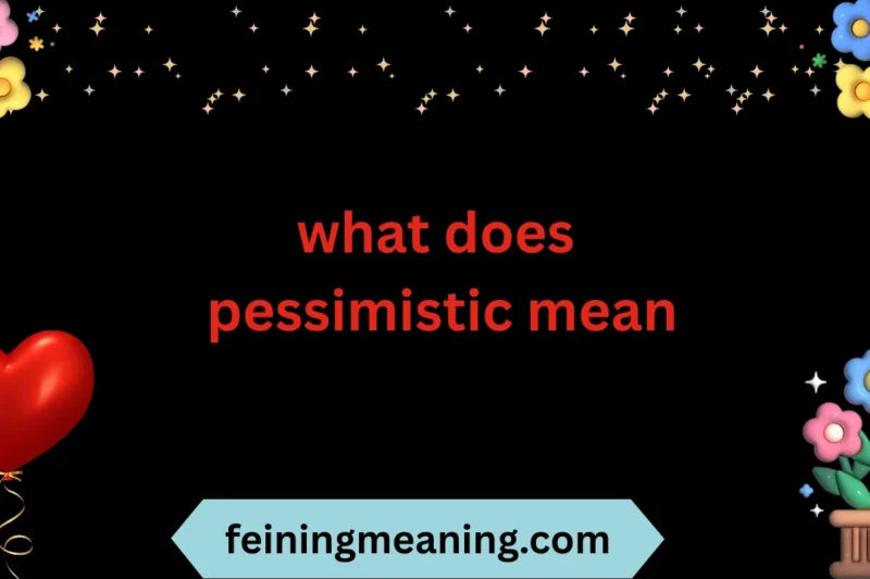 What Does Pessimistic Mean? Deep Explanation with Examples 2025-26