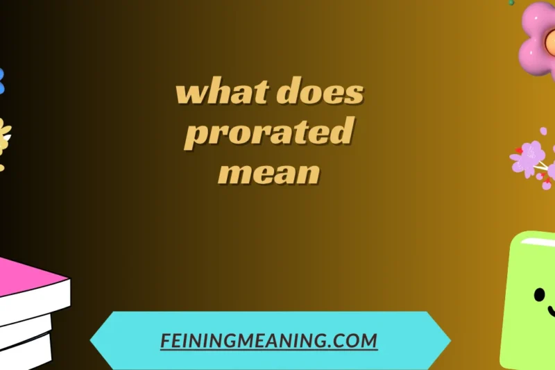 What Does Prorated Mean? Simple Expert Explanation 2025