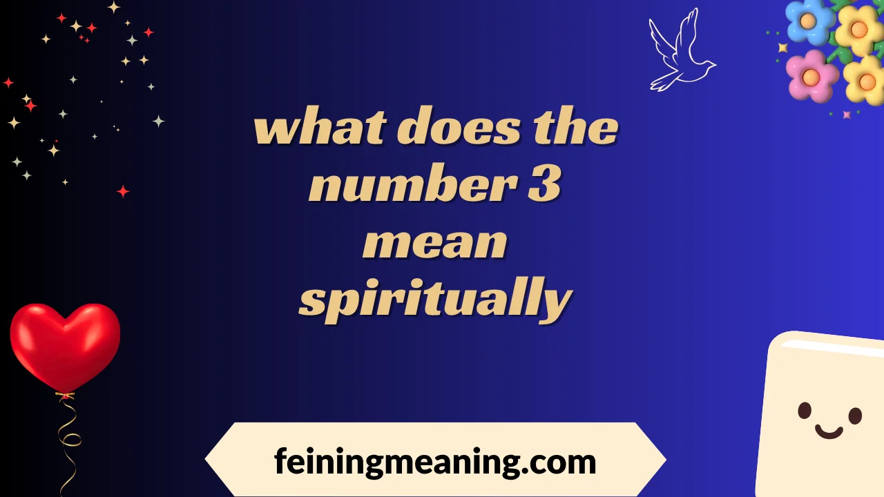 what does the number 3 mean spiritually