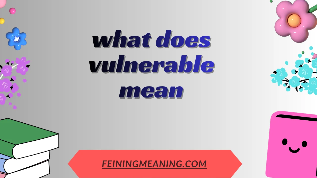 what does vulnerable mean