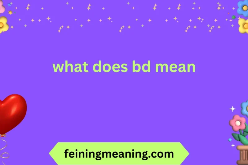 What Does BD Mean? Complete Guide for 2025-26 😍🔥