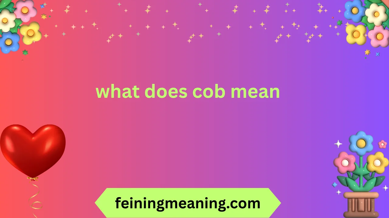 what does cob mean