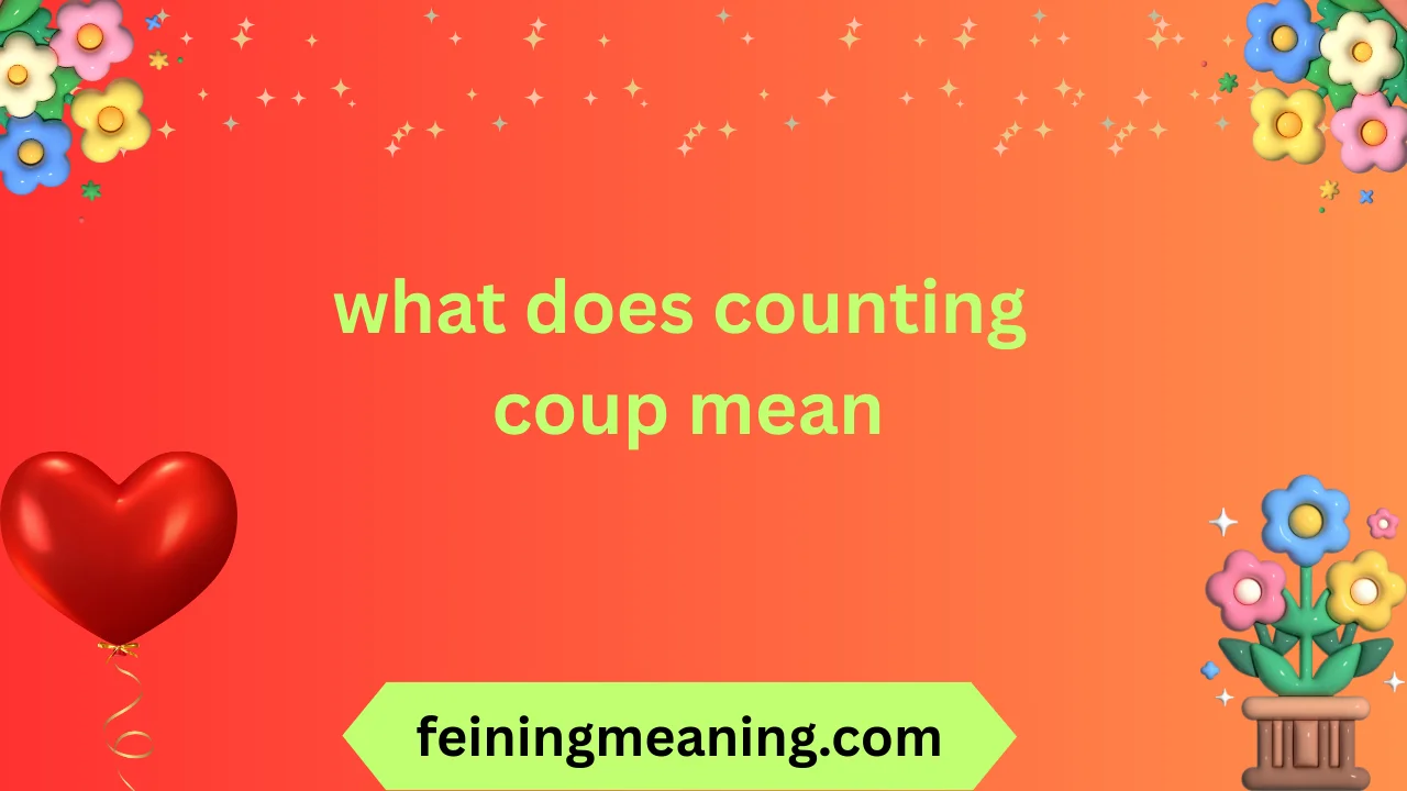 what does counting coup mean