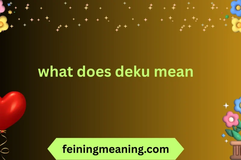 Deku Meaning Explained: Anime & Slang Context 2025-26