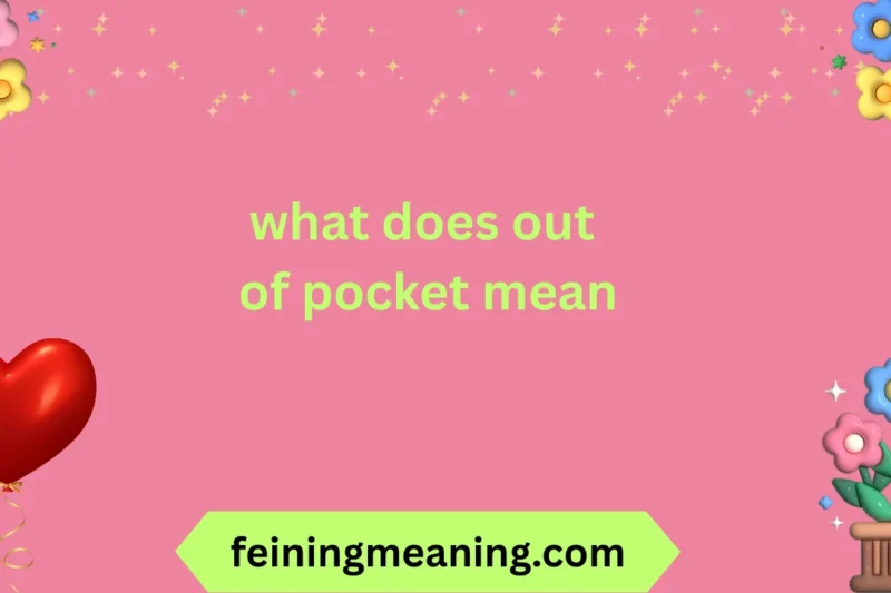 Out of Pocket Meaning Explained: Text & Finance 2025-26
