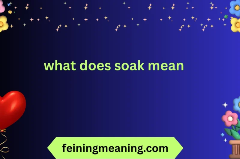 What Does Soak Mean? 😍✨ 2025-26
