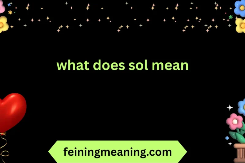 What Does Sol Mean – Ultimate Guide 2025-26