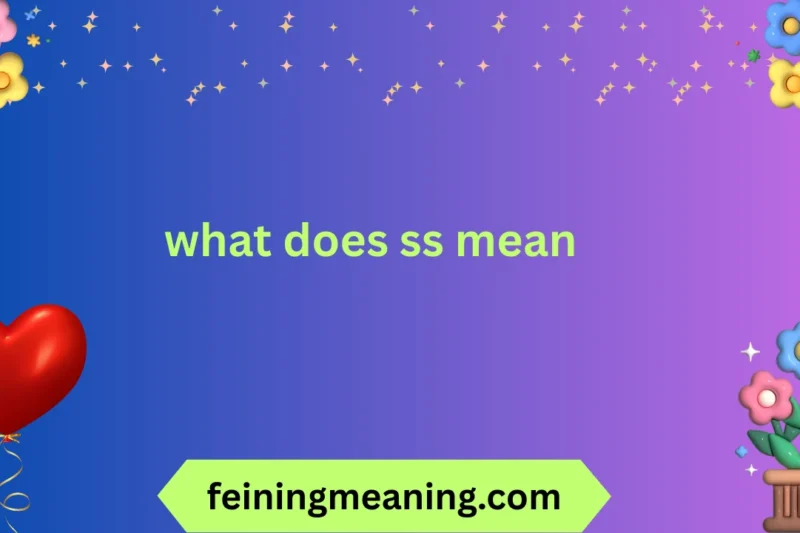 What Does SS Mean? 😍✨ 2025-26