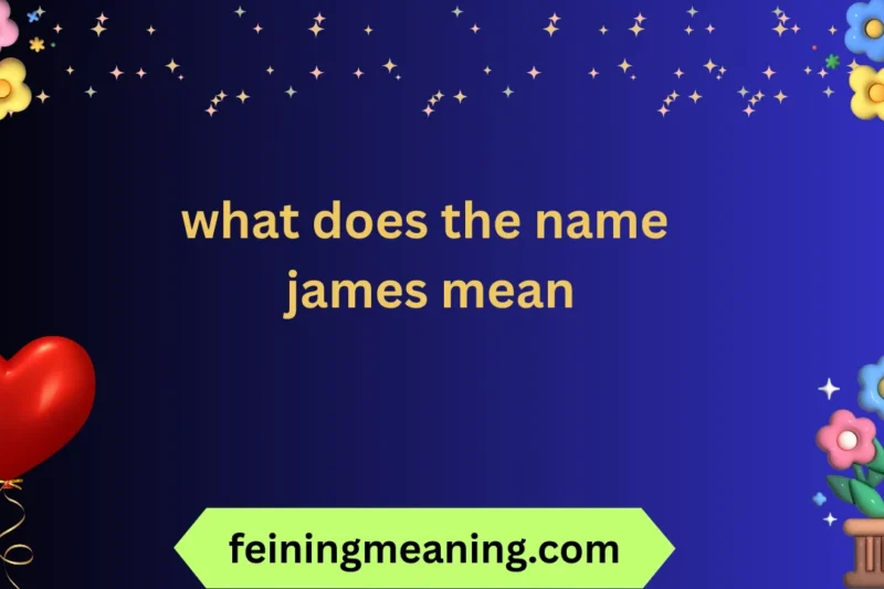 James Meaning & Origin: Name Explained 2025-26