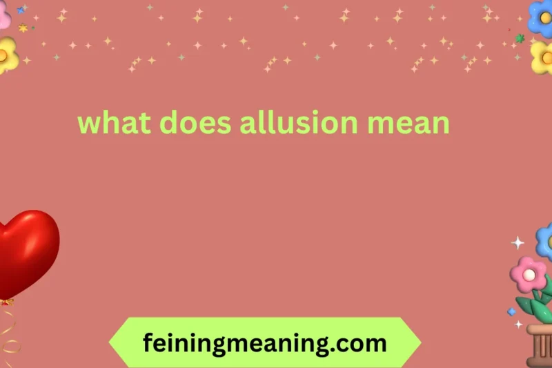 What Does Allusion Mean? Explained Clearly 📚✨ 2026