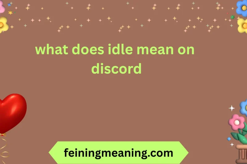 What Does Idle Mean on Discord? Complete Explanation and Usage Guide 🔥2026