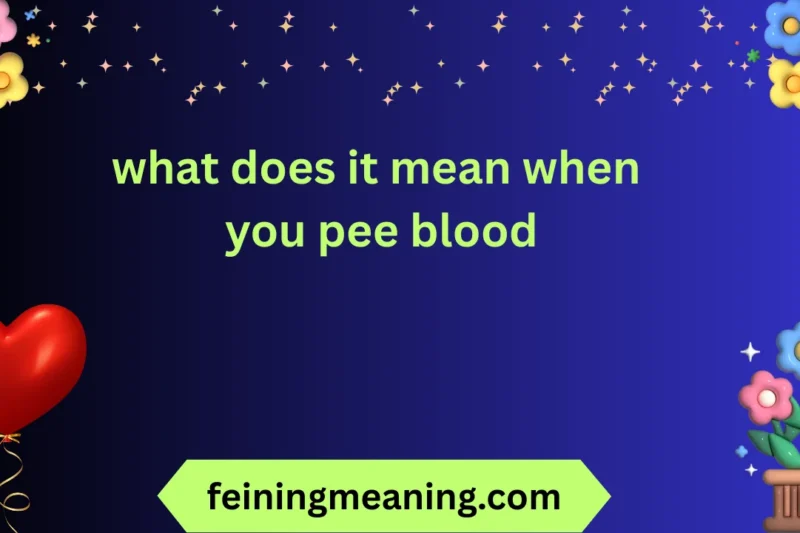 Peeing Blood? Causes & What It Means 2026